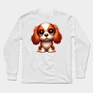 Cute Cavalier King Charles spaniel Long Sleeve T-Shirt